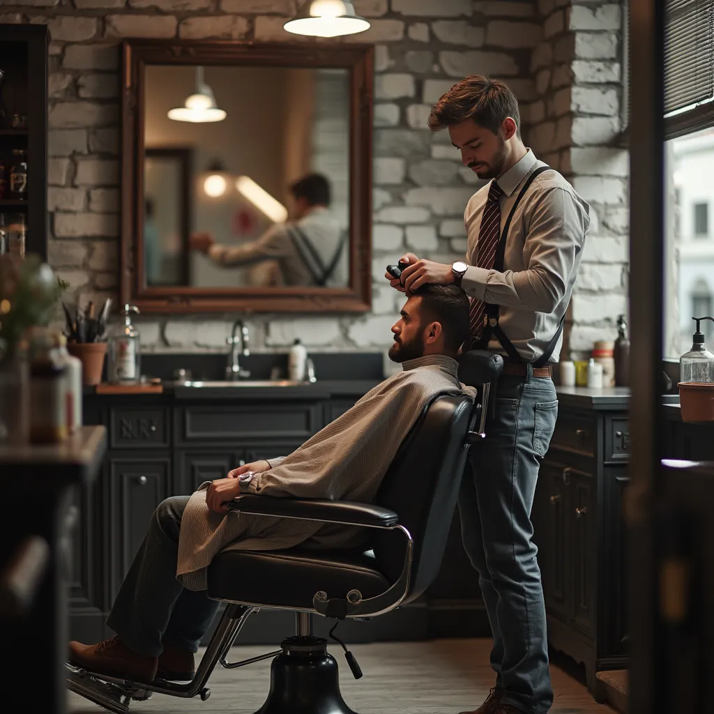 Cliente con barba bien cuidada